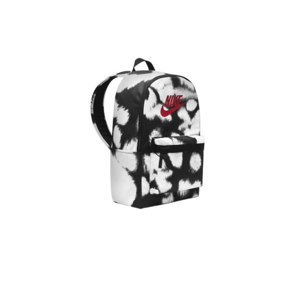 Nike Heritage Backpack White Black Red Laptop Pocket Uni-Sex DO6793 010 (NEW) - Picture 3 of 6